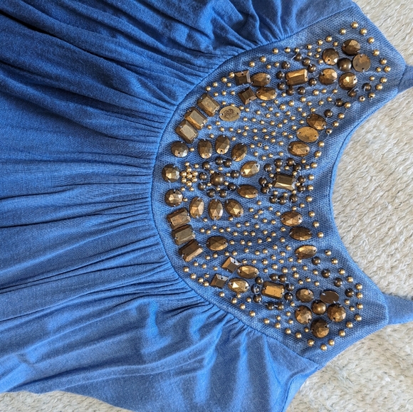 BCX small blue halter top - Picture 7 of 12